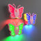 WOBSION LED Nachtlicht Dimmbar mit Bewegungsmelder und USB Aufladbar,RGB Nachttischlampe für Kinder Schmetterling,3 Farben Nachtlampe als Geschenke,Tragbar Lampe in Schlafzimmer,Kinderzimmer,3 Stück