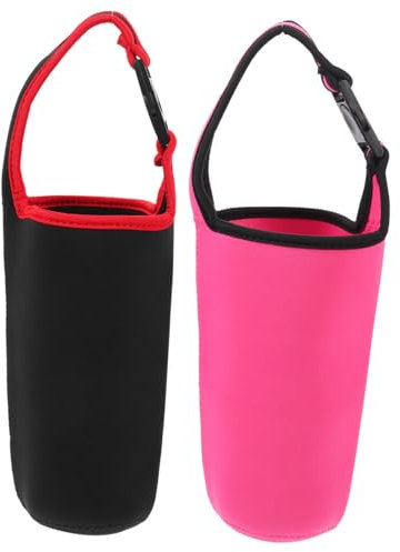 GRIRIW Reise-bereit Tumbler Beutel Set 2 Stücke Isolierte Tasse Hülsen Handheld Träger Für