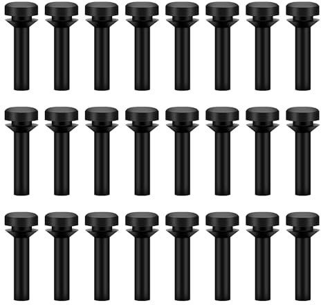 Qussedser 24Pack WB02X24790 Grate -Fit Stove Top Range Grate Foot Rubber Pads-Cooktop Grate Foot Replaces 4455270 Easy Install