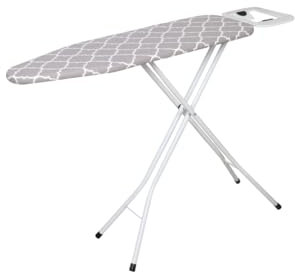 Efforias Lightweight Ironing Board - Assorted Design - 90 x 30cm Table Folding Metal Iron,Lightweight Iron Board Rack Foldable Non Slip Adjustable Height