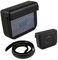 SEWACC Ventilador Solar Portátil para Automóvil Extractor de Aire y Enfriador Práctico para Verano Compatible Vehículos Negro