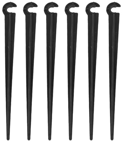 Orivin Pack of 50 Drip Pipe Holders for 4/7 mm Hose Garden Microdrip Pegs Irrigation Support Stakes Vegetable Gardens Plants Flower Beds