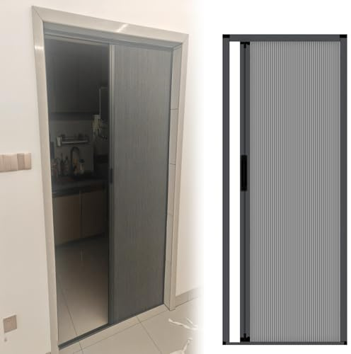 puerta plegable acordeon 60x200 80x225 120x200 140x225 160x200 180x225 Cm Puerta Corredera Plegable Interna, Estilo Acordeón Plegable - Puerta De Privacidad Plegable Para Dormitorio(98x225cm)
