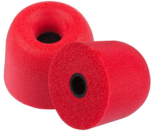 Xcessor FX3.0 (M) 4 Paar Memory Foam In Ear Kopfhörer Ohrpolster Größe Mittel. Rot