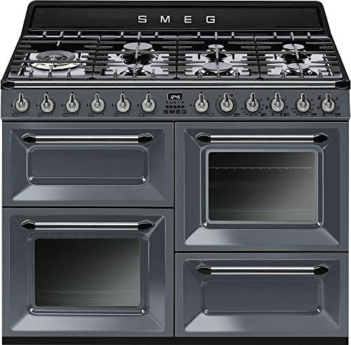 Smeg 110cms Dual Fuel Range Cooker - Grey