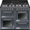 Piano de cuisson Smeg TR4110GR - Gris Ardoise - Classe énergétique A / Plaque Gaz / Four Electrique Multifonction - Vapor Clean - Porte tempérée