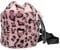 Depesche 10699 Rucksack mit Zugband, TOPModel Leo aus Kunstfell, Mauve, ca. 23 x 19 x 19 cm, rosa