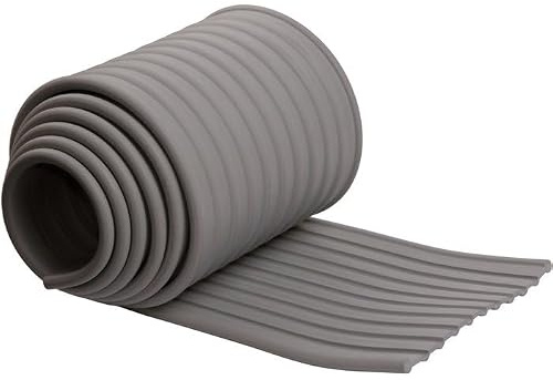 Joint anti-pince doigts gris seul | Joint anti-pince doigts gris coupe feu - 2000 x 155 mm - Jung