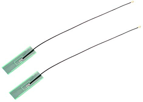sourcing map PCB Antenne 5dBi 2400MHz U.FL Buchse RF1.13 Kabel für WiFi Bluetooth Zigbee 195mm Kabel 2St