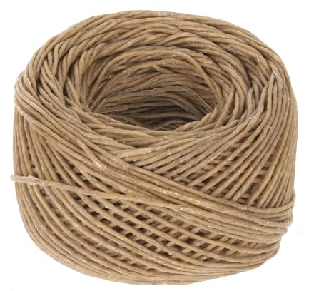 200FT Hemp Wick Roll Hemp Wick with Natural Beeswax Coating | Organic Hemp Candle Wick fit for DIY Scented Candle Making