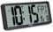 XREXS Large Digital Wall Clock, 14 Inch Large LCD Display Wall Digital Clock with Time/Calendar/Temperature Display, for Bedroom Home Decor (Batteries Included)