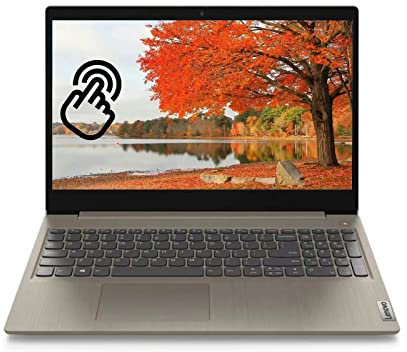 Lenovo IdeaPad 3 - Computer portatile touchscreen antiriflesso HD da 15,6, AMD Ryzen 3 3250U, RAM DDR4 da 8 GB, SSD PCIe da 512 GB, webcam, WiFi, Bluetooth, HDMI, lettore di schede SD, Windows 10