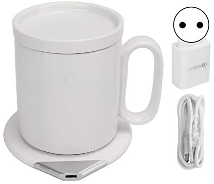 Taza Inteligente con Control de Temperatura con Tapa, Cargador de Teléfono, Calentador de Taza de Café, para Escritorio, Oficina en Casa, Taza de Café con Calefacción, Taza de Café con(#2)