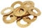 MACHSWON 10 PCS Flat Washers Brass Flat Gaskets M4 ID 8mm OD 0.8mm Thick Round Copper Rings Gasket Washer Metal Retainer Ring Screw Fastener Hardware Accessories