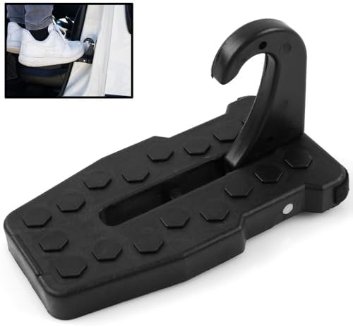 ROBUST Car Van Door Latch Side Step for Roof Rack Bars Box Black Fits All Car Models