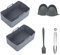 Air Fryer Accessories, 6 Pcs Ninja Air Fryer Accessories for Ninja AF400UK, AF300UK, Tower T17088 and Other air fryers. Pack Includes 2 Silicone Airfryer Liner, Tong, a Pair of Gloves & Brush
