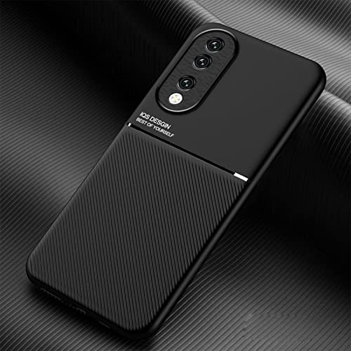 TIANCI Coque pour Honor 90, Texture Antidérapante et Antichoc Housse, [Cuir PU Doux pour la Peau] [TPU Ultra-Mince] Étui pour Honor 90