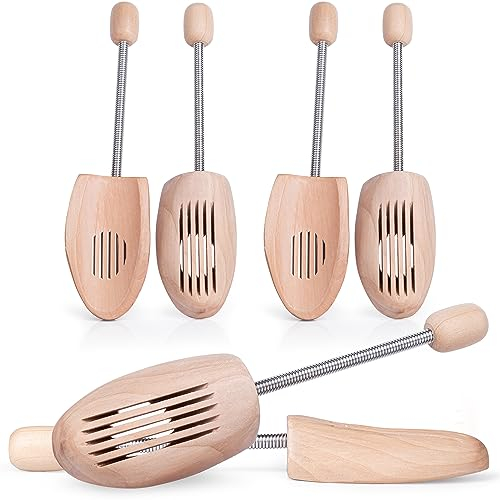 SULPO 3 Pairs - Shoe Tree -Wooden Shoe Trees - Boot Stretchers - Shoe Stretcher - boot shaper - boot stretcher - shoe shaper - shoe shape holder - wooden shoe stretcher - moisture absorption