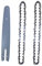 XiBany Cadena de sierra eléctrica de 8 pulgadas, Mini cadena de motosierra de acero de 1/4 de pulgada; Paso: cadena de sierra de 45 eslabones, calibre de 0,043 pulgadas, guía de cadena de 8 pulgadas (