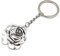 Onwomania Porte-clés en métal porte-bonheur en forme de fleur de rose dans une boîte cadeau en aluminium, idéal pour offrir, Onesize