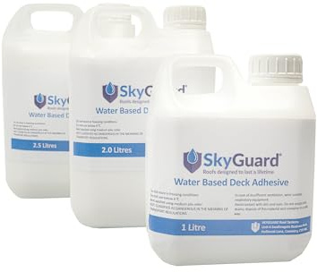 Skyguard Water Based Deck Adhesive for Rubber Roofing (1, Kilograms)