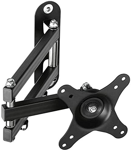Tv stand TV Stand 15-27 Inch Television Retractable Wall Bracket Display Stand Universal Rotary Hinge Arm 100mm × 100mm 13kg Load Tv stands