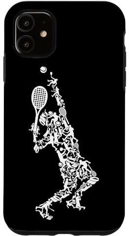 Tennis Silhouette Hülle für iPhone 11