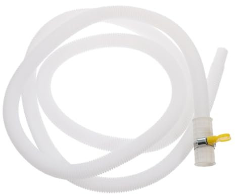 KITANDOVE Enhanced Durability Drain Hose 10m Thicker Outdoor Universal Drain Pipe Clamp for Easy Installati