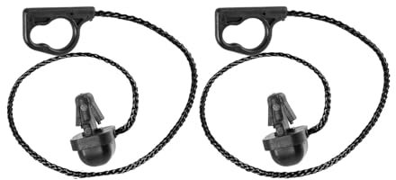 NIONGYN Maletero Trasero Cuerda Compatible con Opel para Corsa D 2007-2014 2015 Correa Cuerda Bandeja De Paquetería De Maletero Trasero 13367836 Correas para Bandeja De Paquetería