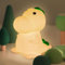 Yiliaw Dinosaurier Nachtlicht für Kinder – Silikon Nachttischlampe Baby mit 7 Farben, Dimmbar, Touch-Steuerung, USB Aufladung, Anti-Glare, Perfekt für Kinderzimmer und Babyzimmer