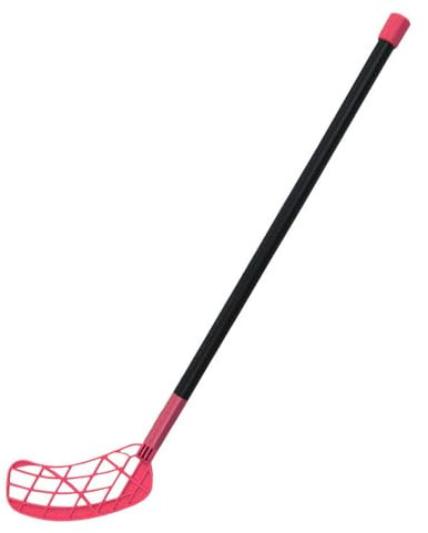 Qianly Bastone da Hockey per Pavimenti 65 Cm per Bambini per Sport di All'aperto, Rosso
