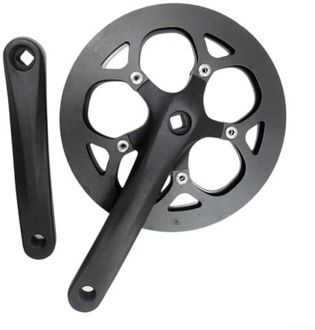 Bielas de bicicleta de aleación con un plato grande 50T para un mejor rendimiento en ciclismo