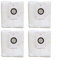 Sacs à poussière de rechange pratiques pour aspirateurs 360 S8 Plus, lot de 4 et 10, optimaux pour un usage quotidien (lot de 4)