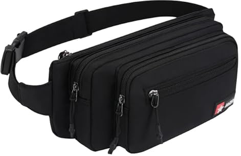 AirZyx Große wasserdichte Bauchtasche für Damen und Herren für Sport
