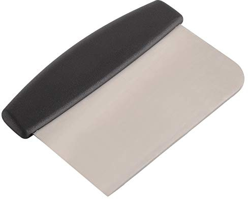 Cufaee Griddle Scraper Chopper, Stainless Steel Multipurpose Dough Scraper, Dough Bench Scraper Pastry Cutter for Griddle BBQ Grill Flat Top Cooking