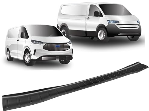 Fits: Ford Transit Custom Rear Bumper Protector | Black, Stop Damage For Ford Transit Custom 2024 Onwards Volkswagen Transporter T7 2025 Onwards