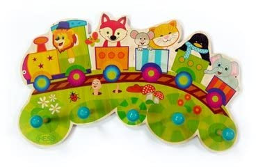 Rudolphs Schatzkiste Zimmerdekoration Garderobe Eisenbahn BxLxH 370x65x230mm NEU Kinderzimmer Küchenstuhl Küchentisch Sitzen Sitzecke Garderobenständer Einrichtung Stühle Tische Dekoration Spielzeug