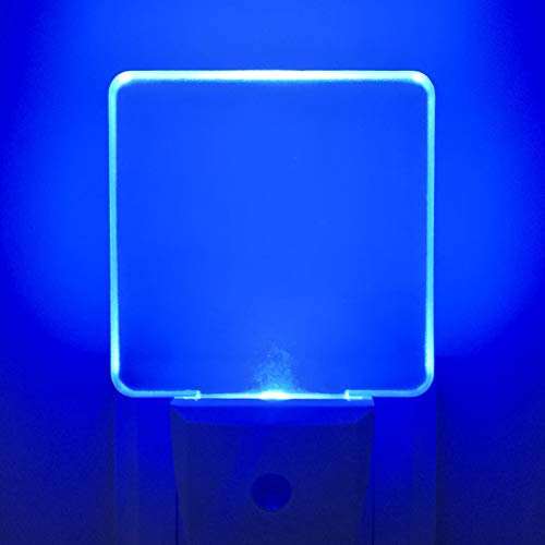 Veilleuse GREENIC, capteur de lumière du crépuscule à l'aube, prise automatique de veilleuse LED 0,5 W (bleu, pack de 2)