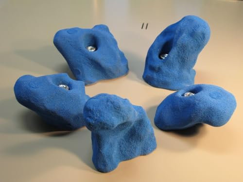 Klettergriffe Set Ellmauer 5 Stück - KS 131-135 (Gelb)