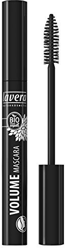 lavera Volumen-Mascara, Farbe Schwarz, für natürlich verdickte Wimpern, vegan, natürliches & innovatives Make-up, Bio-Hautpflege, Farbkosmetik, BIO 9 ml