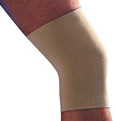 SCUDOTEX Elastische Kniebandage aus Wolle, Größe 4, naturfarben