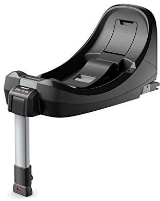 Isofix hauck iPro Compatible with hauck iPro Baby and iPro Kids Series Car Seat with Color Indicators for Safety, i-Size Approved - Black