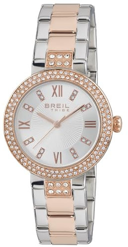 Breil Orologio DONNA DANCE FLOOR quadrante MONO-COLORE ARGENTO movimento SOLO TEMPO - 3 LANCETTE QUARZO e BRACCIALE ACCIAIO COLORATO ARGENTO, ROSA EW0420