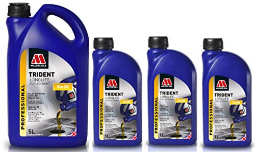 Millers Oils Trident Longlife Fuel Economy 5W30 Engine Oil - 8 Litres