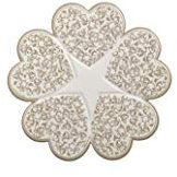 Brandani . Sottopentola 53230 Tortora Riccioli di Fata Ceramica Cuore Bomboniera
