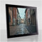 Orion Deluxe Bilderrahmen Posterrahmen 70x100 cm Farbe und Verglasung wählbar Schwarz matt 100x70 cm mit weisser Rückwand und klarem Kunstglas 1 mm
