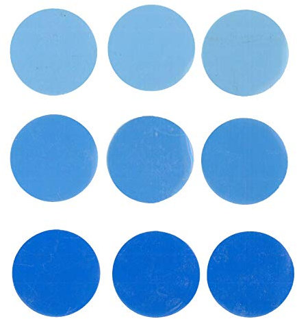 CTB Cold Light Filter Set for LED Bulbs GU10 3 Colours Each 3 Pieces Circular Cut 5 cm (Cold Light)