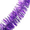 Egurs Weihnachten Lametta Girlanden 5 Stück 2m Glänzend Weihnachtsbaum Schmuck Hängende Dekoration für Weihnachtsbaum Kranz Hochzeit Party Lieferungen Lila Lila