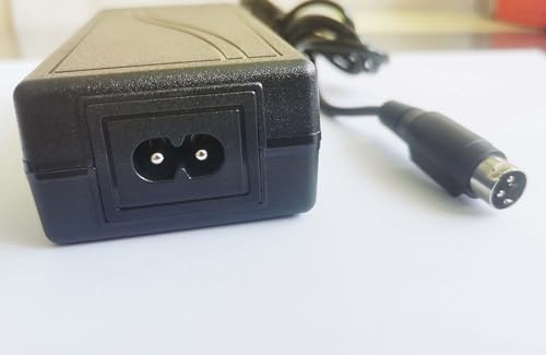 CARGADOR ESP Ladegerät Aktuelle 24V 3A 3 Pin kompatibel mit ersatz für OMR Scanner Datawin Type AXM960 Ersetzt Ladekabel Netzadapter Netzteil Replacement
