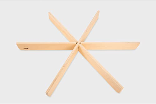 EDUPLAY 110494 Trennkreuz Ø 64,6 x 5 cm, für runden Leuchttisch, schwarz